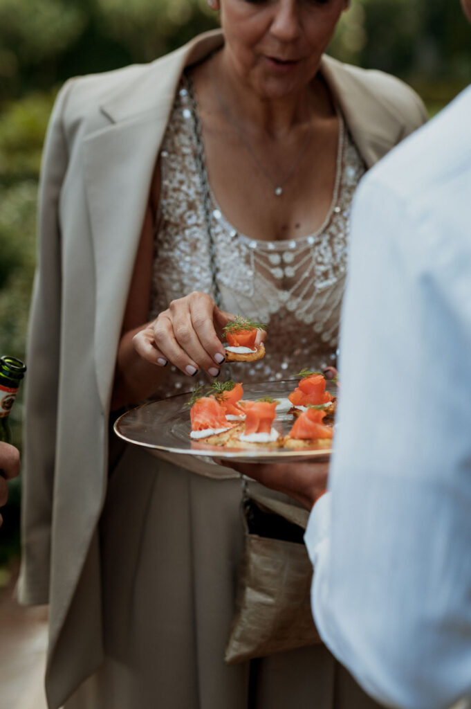 Canapes, Guest, Chefs Pantry, Wedding, Food, Smoked Trout