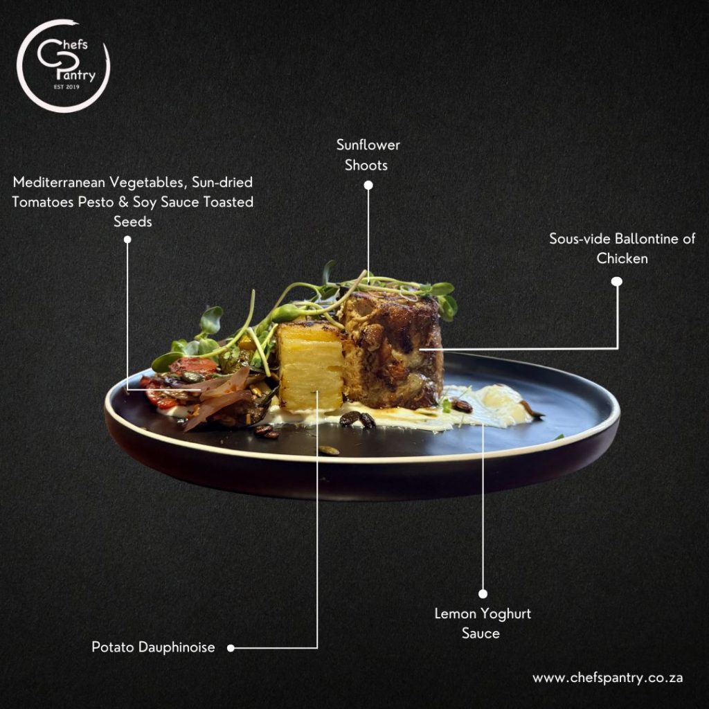 Plate, Menu description, food, catering, wedding, cape town, chefs pantry