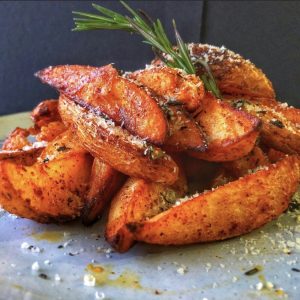 potato wedges, rosemary, catering, cape town