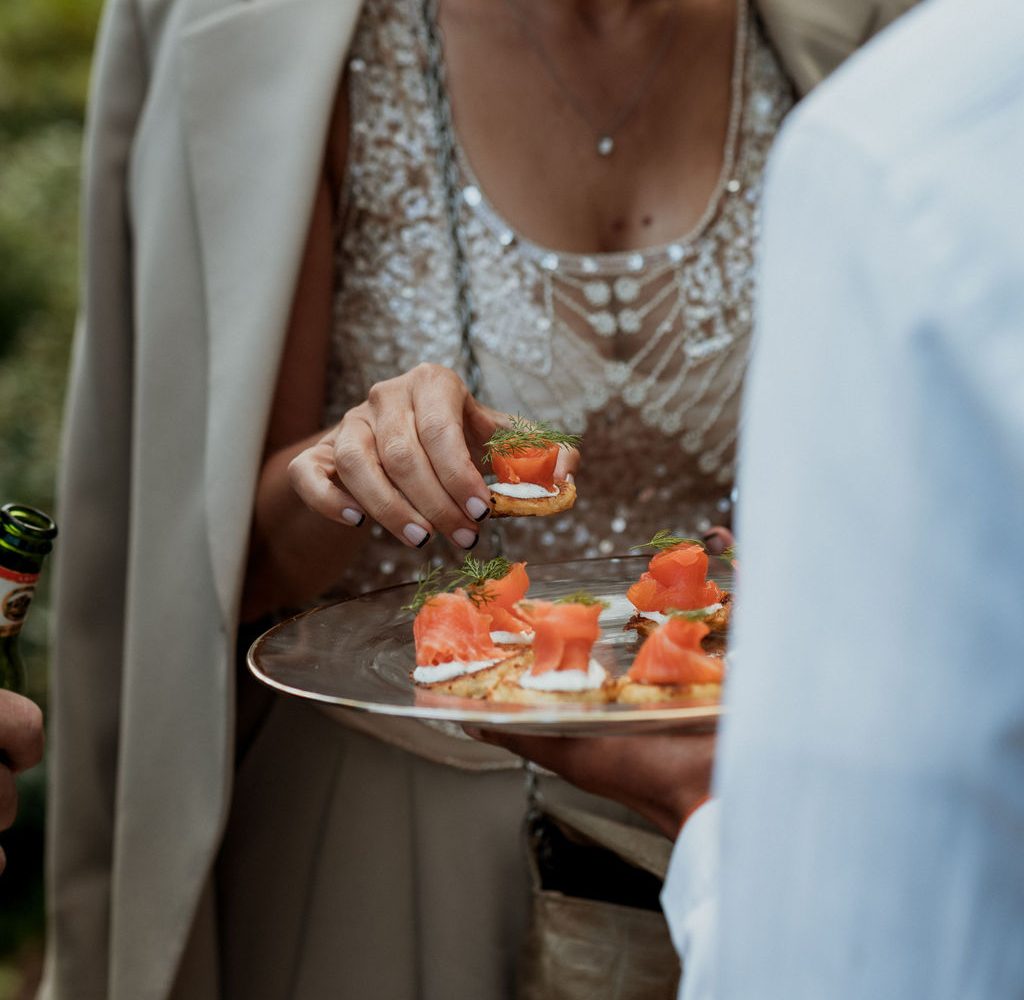 Canapes, Guest, Chefs Pantry, Wedding, Food, Smoked Trout